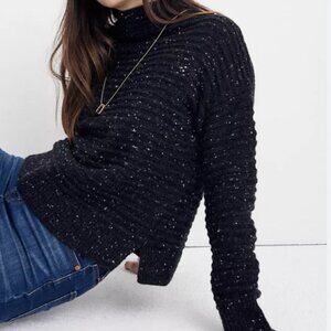 Madewell Belmont Donegal Mockneck Sweater - XS
